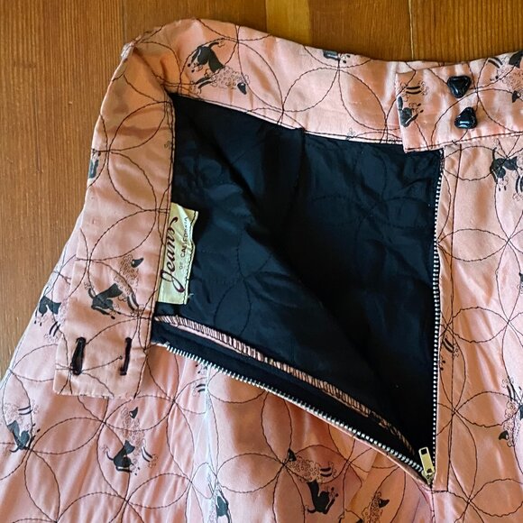 Authentic 1950s Quilted Poodle Skirt - Picture 9 of 16